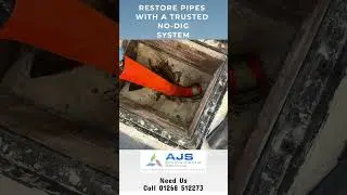 UV Drain Lining Services  #blockeddrains#drainagesystem