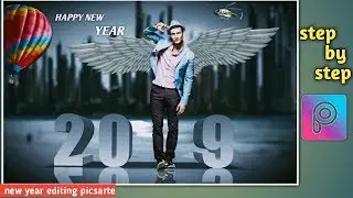 new year editing picsart ||photo editing picsart 2019 || A to Z EDITING ZONE