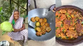 Cabbage Kofta Curry Recipe | Traditional Indian Style Cooking 