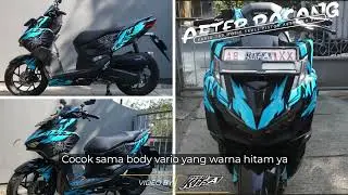 Ready Stiker Decal Vario 160 tema supermoto skull piston free konsul desain😎☠️🥵🤘