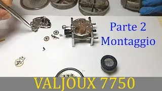 Valjoux 7750 revisione completa Sector 950  Seconda parte - Tutorial