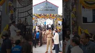 Police High Security at Bathukamma Kunta at Amberpet in Hyderabad #hyderabad #revanthreddy #shorts