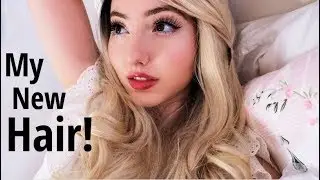 MY NEW HAIR! || Princesswig Blonde Ombere Long Wave Synthetic Lace Front Wig Review