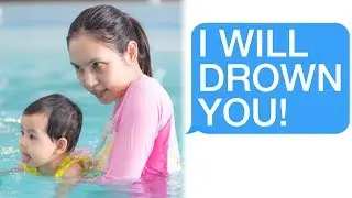 r/Entitledparents She Tries to Drown a Kid in a Swimming Pool!