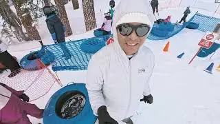 FAMILY FUN IN THE SNOW! Woolly's Adventure Tubing with Kids | Mammoth Lakes, CA
