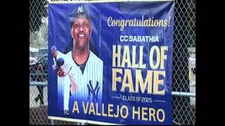 C.C. SABATHIA, BRINGS HOME BASEBALL CAMP 707 TO COBRUS FIELD.