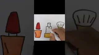 How To Draw Beauty Accessories 🙋&zwj;♀️#satisfying #Accessories #shorts