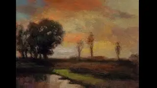 Study by M Francis McCarthy of  Landscape by Charles Appel