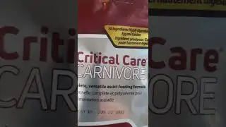 Critical Care Carnivore formula 🐱