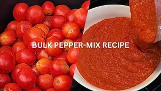 BULK PEPPER MIX RECIPE WITH DETAILED MEASUREMENT.