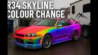R34 SKYLINE GETS COLOUR CHANGE