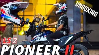 LS2 Pioneer 2 Helmet Unboxing 🔥 | Banglay Full Review | Best Touring Helmet under ₹10,000?