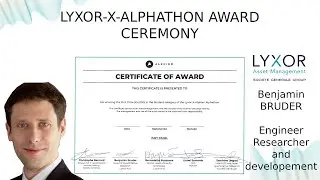 Benjamin Bruder | Lyxor-X-Alphien Alphathon Award Ceremony