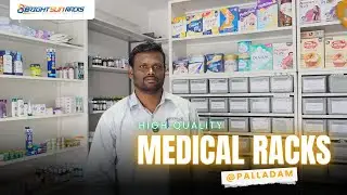Medical Racks Installed at Palladam Clinic | Brightsun Racks Coimbatore 🏥💊