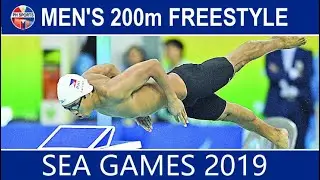 SEA GAMES 2019 : Men's 200m Freestyle - Swimming | Jessie Lacuna and Sacho Ilustre