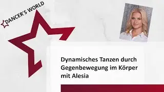Dynamisches Tanzen durch Gegenbewegung im Körper