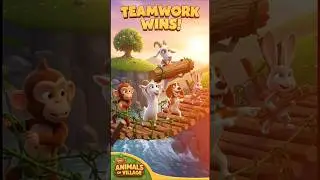 The Bridge is Broken! 😱 Funny Monkey Falls in Mud 🐵💦3D Cartoon,#CartoonForKids #MoralStories