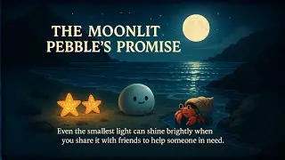 The Moonlit Pebble&rsquo;s Promise | A Magical Friendship & Courage Story for Kids ✨
