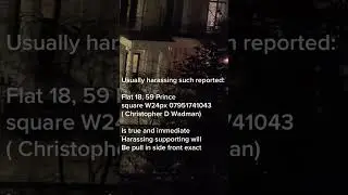 #police #Nottingham_London  #threatening_harass #harass_ reckless #harassment #daily_harassmnet