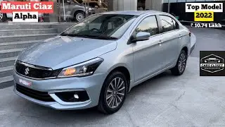 Maruti Suzuki Ciaz Alpha 2022 | ₹10.74 Lakh | Interior, Exterior, Features | Cars Closet