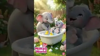 I Love to Take a Bath | Fun Bath Time Song for Kids | Daily Hygiene Song | MIMZO WORLD#kidsshorts