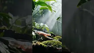 Misty Terrarium: The Hidden Life of a Transparent Salamander