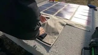 Solar Powered Operations using the Power Film 60w Foldable Solar panel