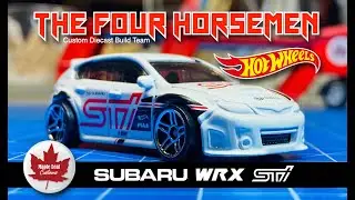 Hot Wheels Subaru WRX STi (247) Four Horsemen | Ken Block tribute