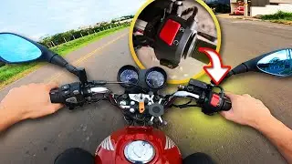 (COMO INSTALAR) PUNHO CORTA CORRENTE DA XRE 190 NA TITAN 150