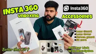 INSTA 360 X3 UNBOXING & ACCESSORIES | Lens Guard & Cover | Insta 360 X3 better then Insta 360 X4 ?