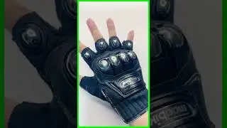 Steel shell gloves, sports fitness riding protective gloves, anti smashing and anti fall gloves Rec