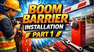 How to Install Boom Barrier in a Society || Boom Barrier Installation @odiatokalucky 