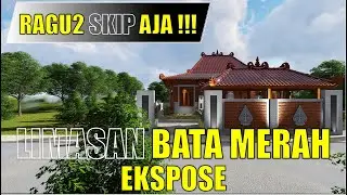 RUMAH BATU BATA MERAH EKSPOSE | JOGLO LIMASAN MODERN