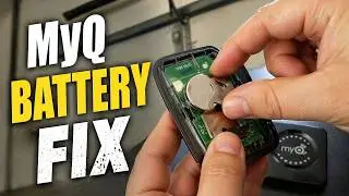 How To Replace the Chamberlain MyQ Garage Door Sensor Battery