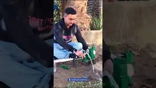 Science Project for Kids | Mini Irrigation Machine from Simple Tools with Amazing Result ✅