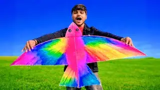 World’s Biggest Homemade Eagle Kite 😱 | Eagle Kite Making & Flying 🔥