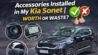 Accessories installed in KIA SONET✅🚙is it worth it or not?