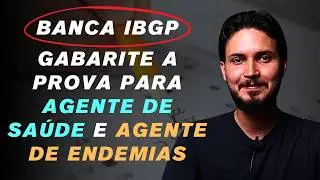 S&oacute; assista essa aula se voc&ecirc; quiser GABARITAR a prova da BANCA IBGP | ACS e ACE