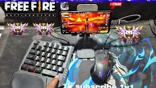 1v1 mini keyboard and mouse mobile Gaming setup 📲 🖱 ⌨️