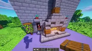 Como construir una CHIMENEA para decorar tu CASA en Minecraft! | Minecraft Tutorial | #shorts