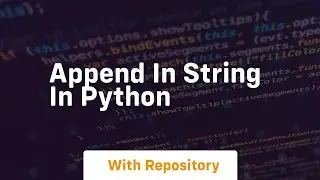 append in string in python