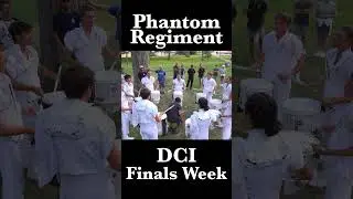 Phantom Regiment Snareline in the Lot