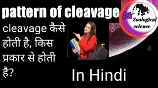 Pattern of cleavage