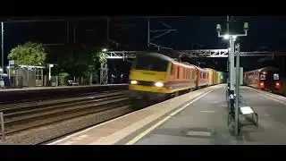 Class 90's in Staffordshire compilation - 2025 Part 1 (Jan to July)
