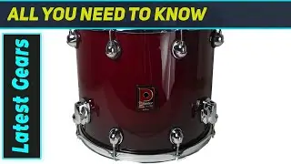 Premier Genista 18x16 Floor Tom: Dark Walnut Fade Perfection!