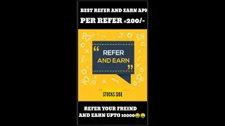 REFER AND EARN||UPSTOX APK REFER AND EARN||EARN DAILY @stocksside#referandearn