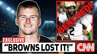 Fans FURIOUS As Browns Replace Shedeur Sanders With Bailey Zappe
