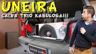 Uno CAIXA TRIO CABULOSA Hard Power & Taramps...Varias dicas de montagem!!! ☢JuNiOr SoM♛®