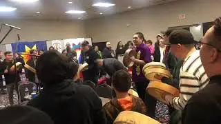 Marcus Denny @ Bad River Round Dance 2020 Song # 2