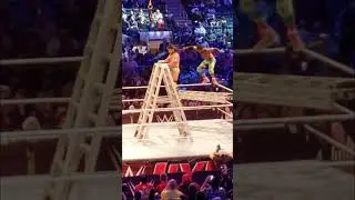 KOFI KINGSTON BOTCHES LADDER MATCH #short